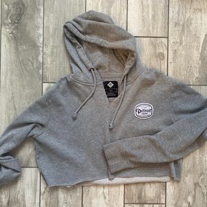 Cropped hoodie